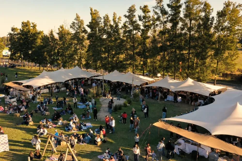 Vista aérea del evento Grand Market Open