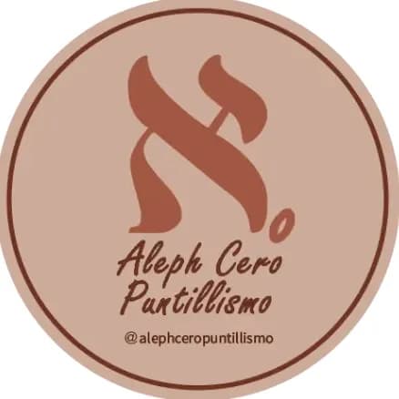 Logo de Aleph Cero Puntillismo