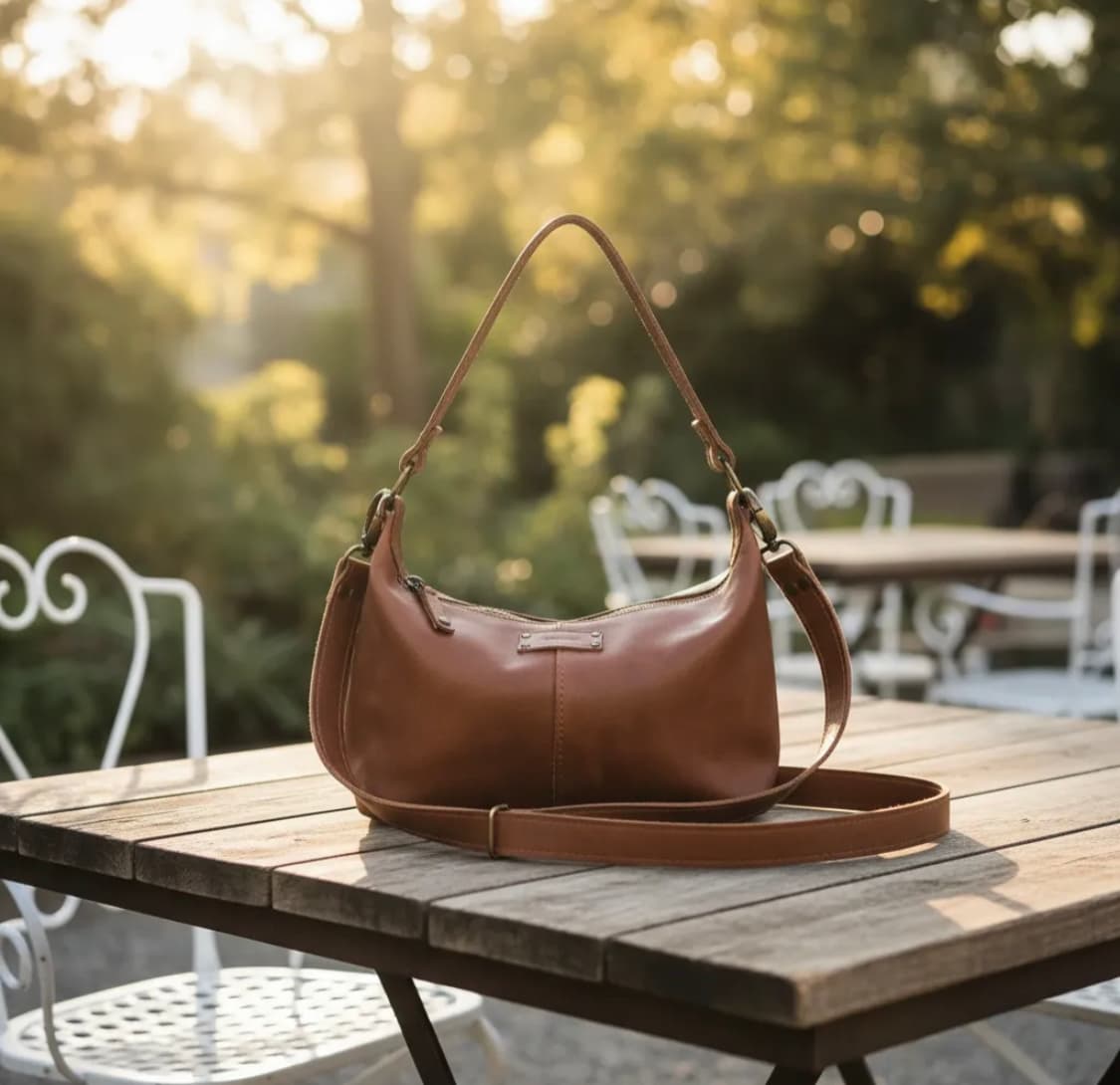 Mini bag en cuero vacuno