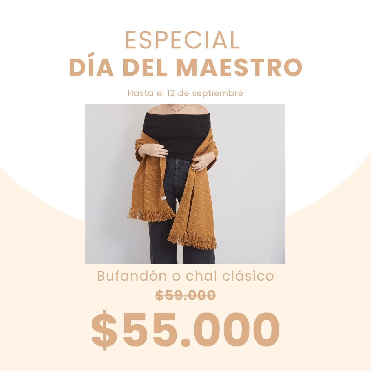 BUFANDÓN o CHAL CLÁSICO