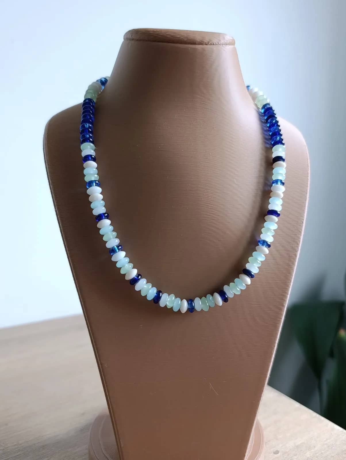 Collar cuentas de vidrio Mare
