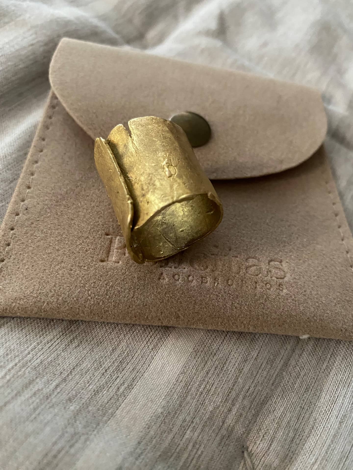 Anillo Tubo (bronce)