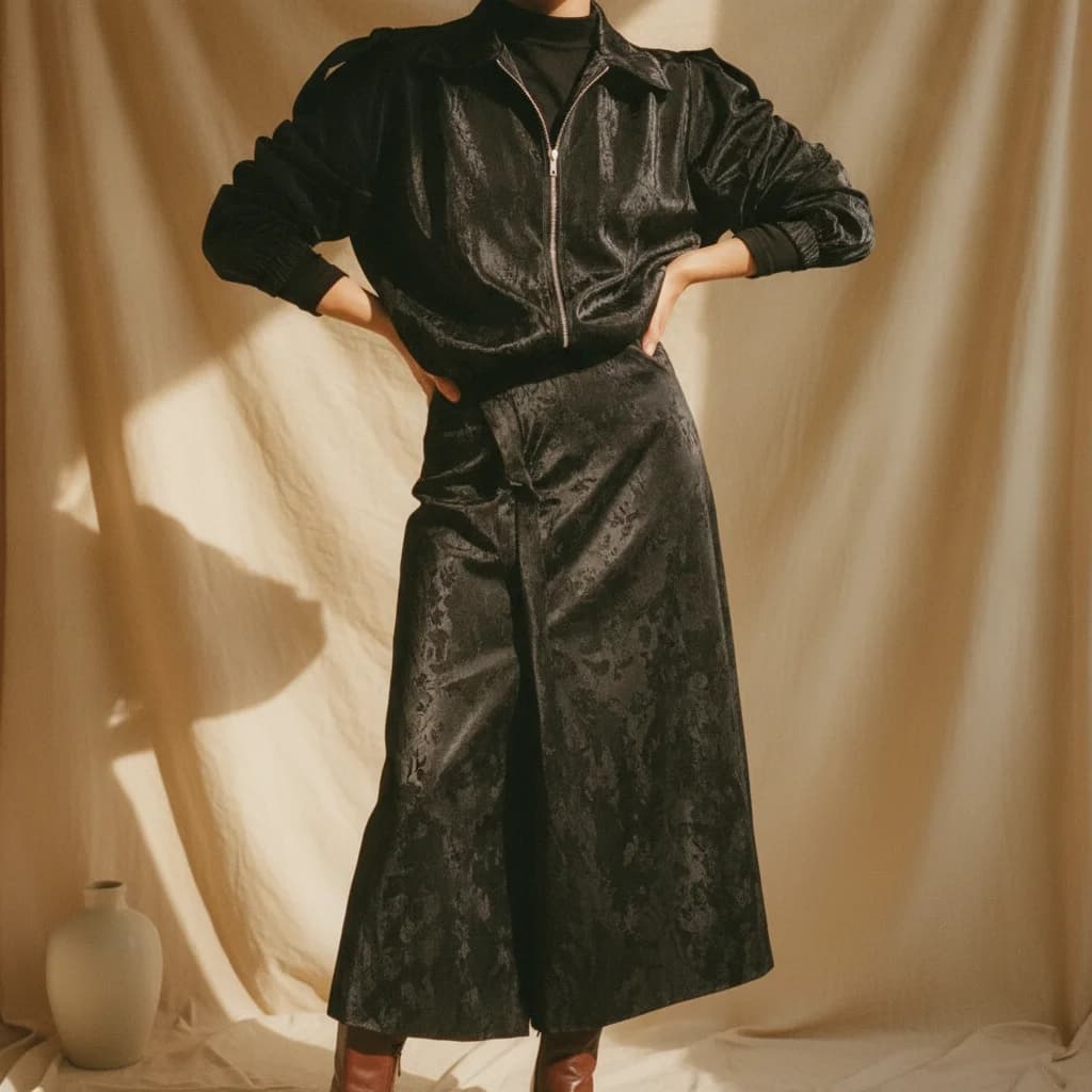 Falda leather rastro
