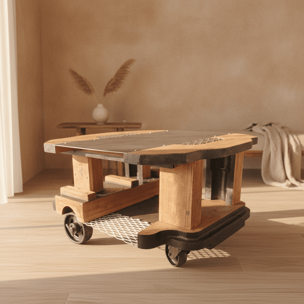 Mesa carrito industrial
