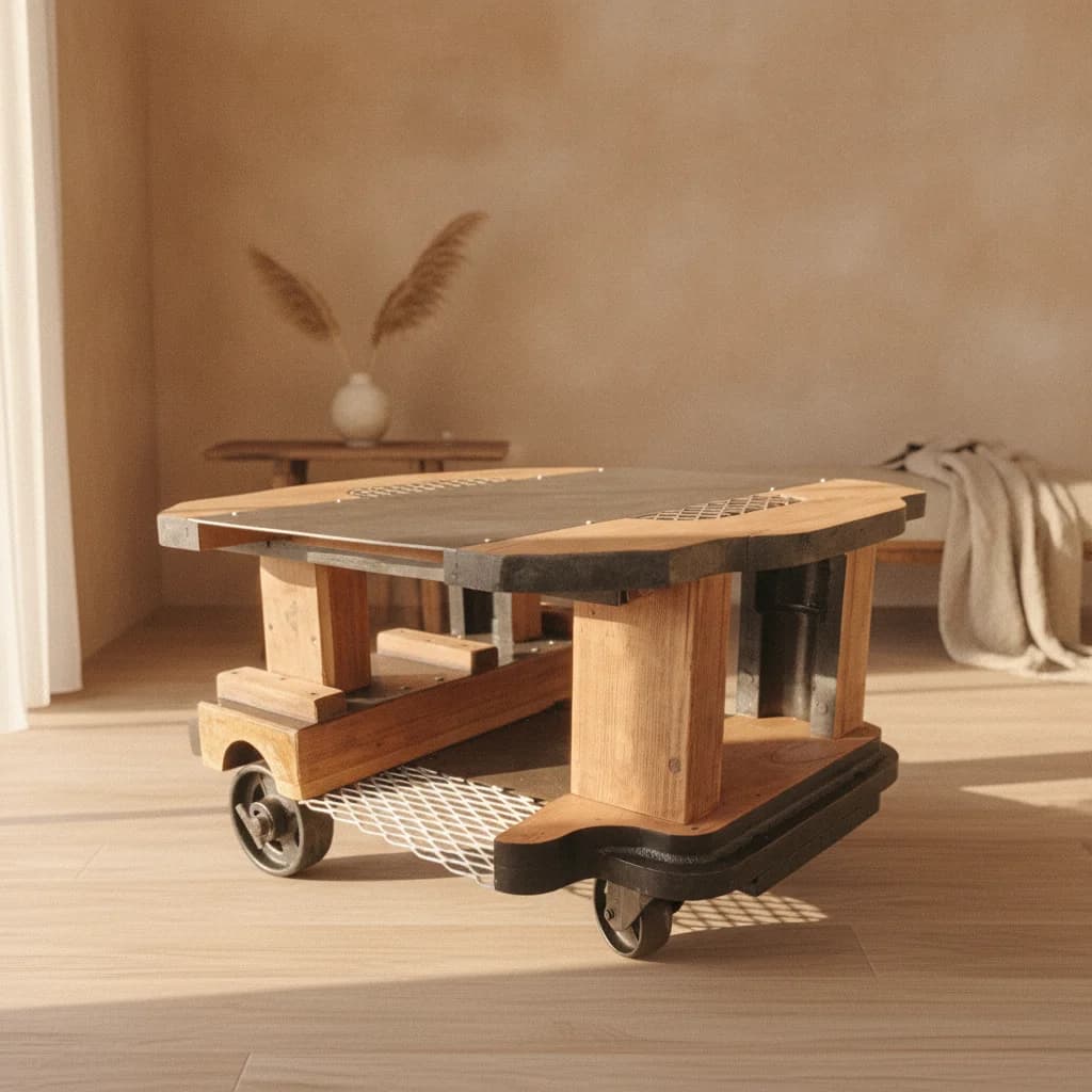 Mesa carrito industrial