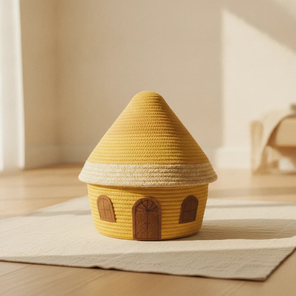 Cesta/ casita para bebés.