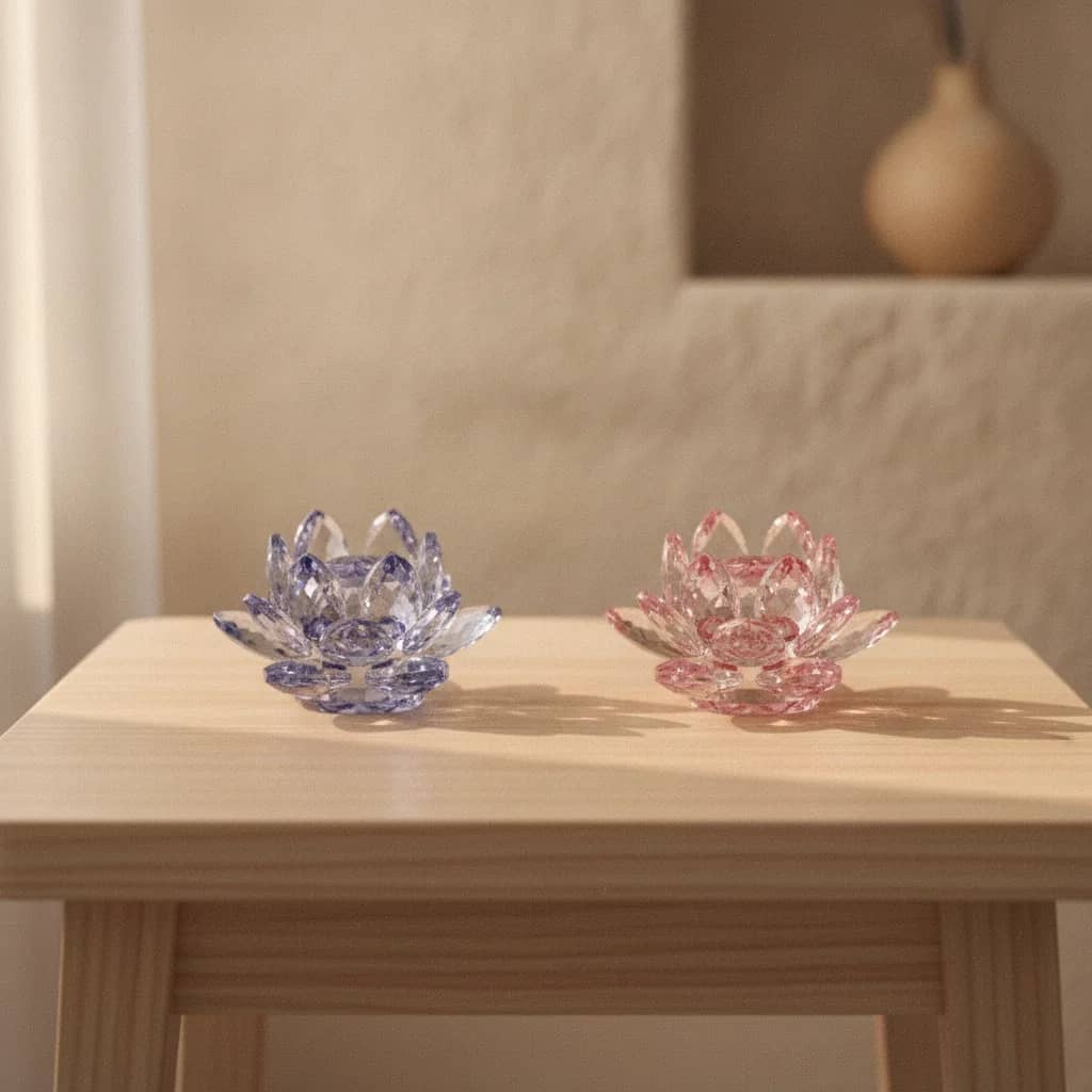 Atrapasol flor de loto grande