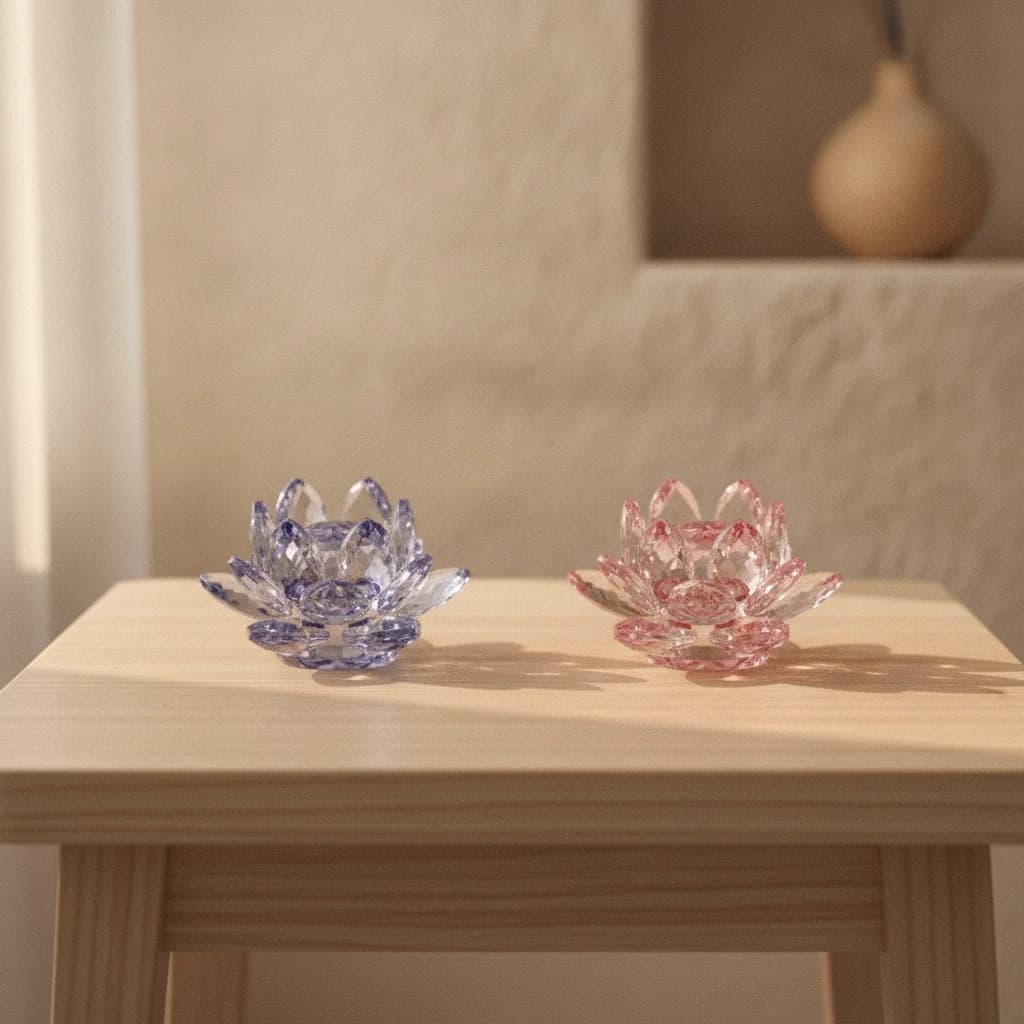 Atrapasol flor de loto grande