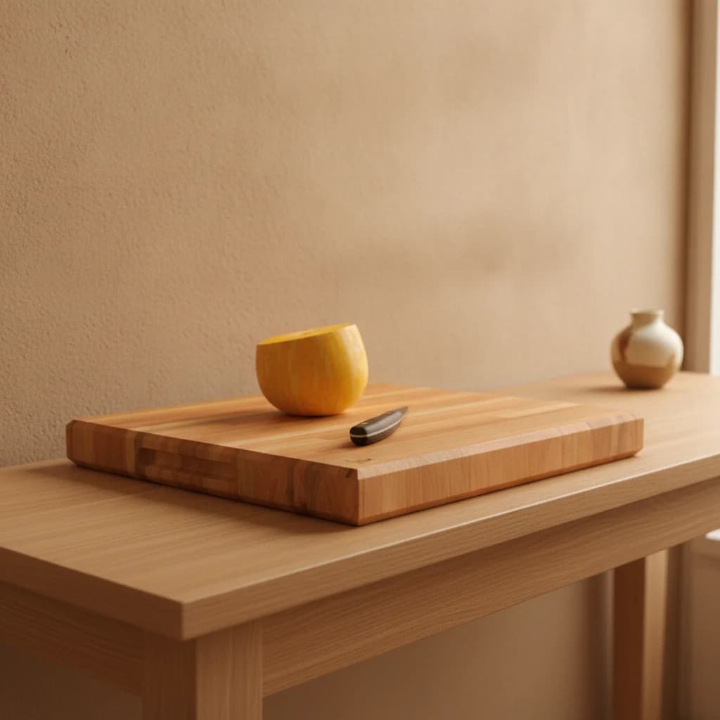 Tabla de cocina con tope