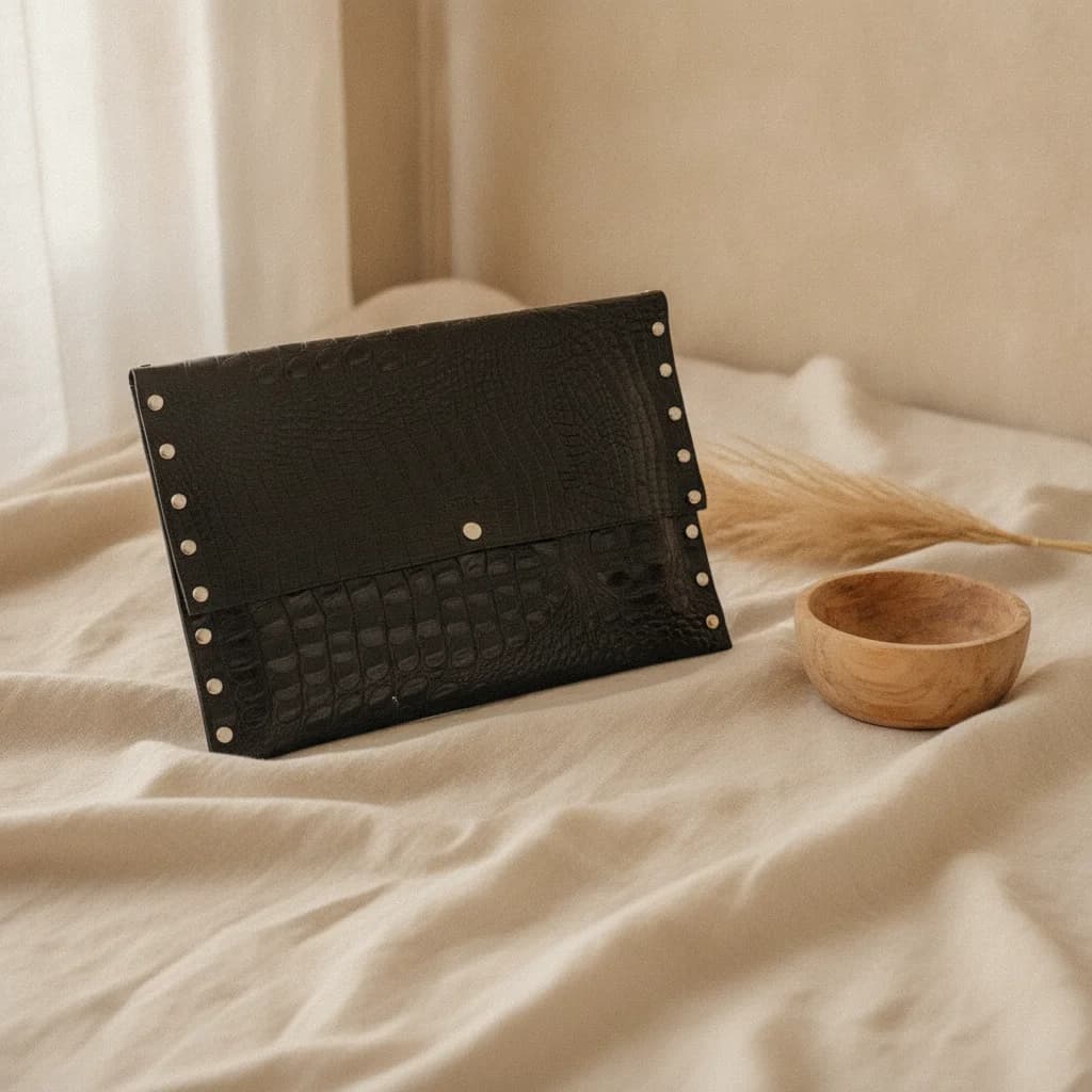 Funda de cuero para laptop/ iPad 16 pulgadas
