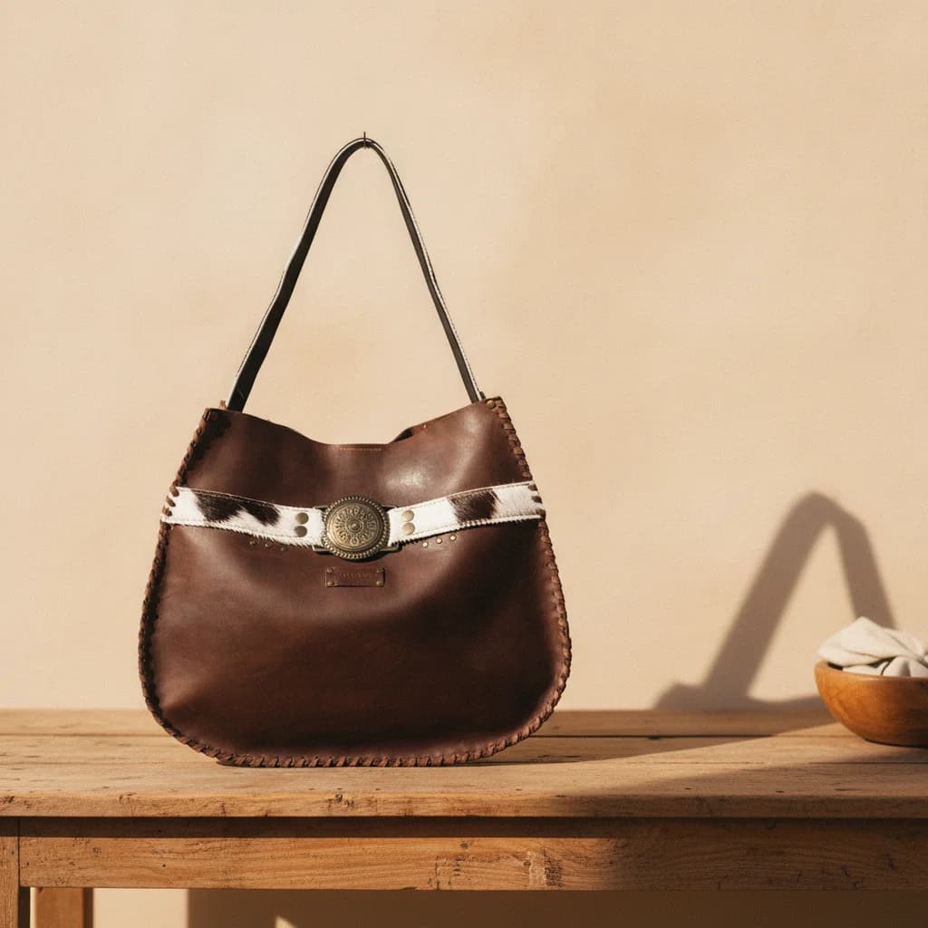 Bolso en cuero