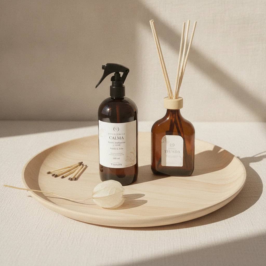 Kit Difusor ámbar + Bruma ambiental y textil