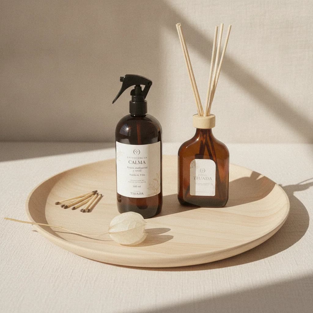 Kit Difusor ámbar + Bruma ambiental y textil