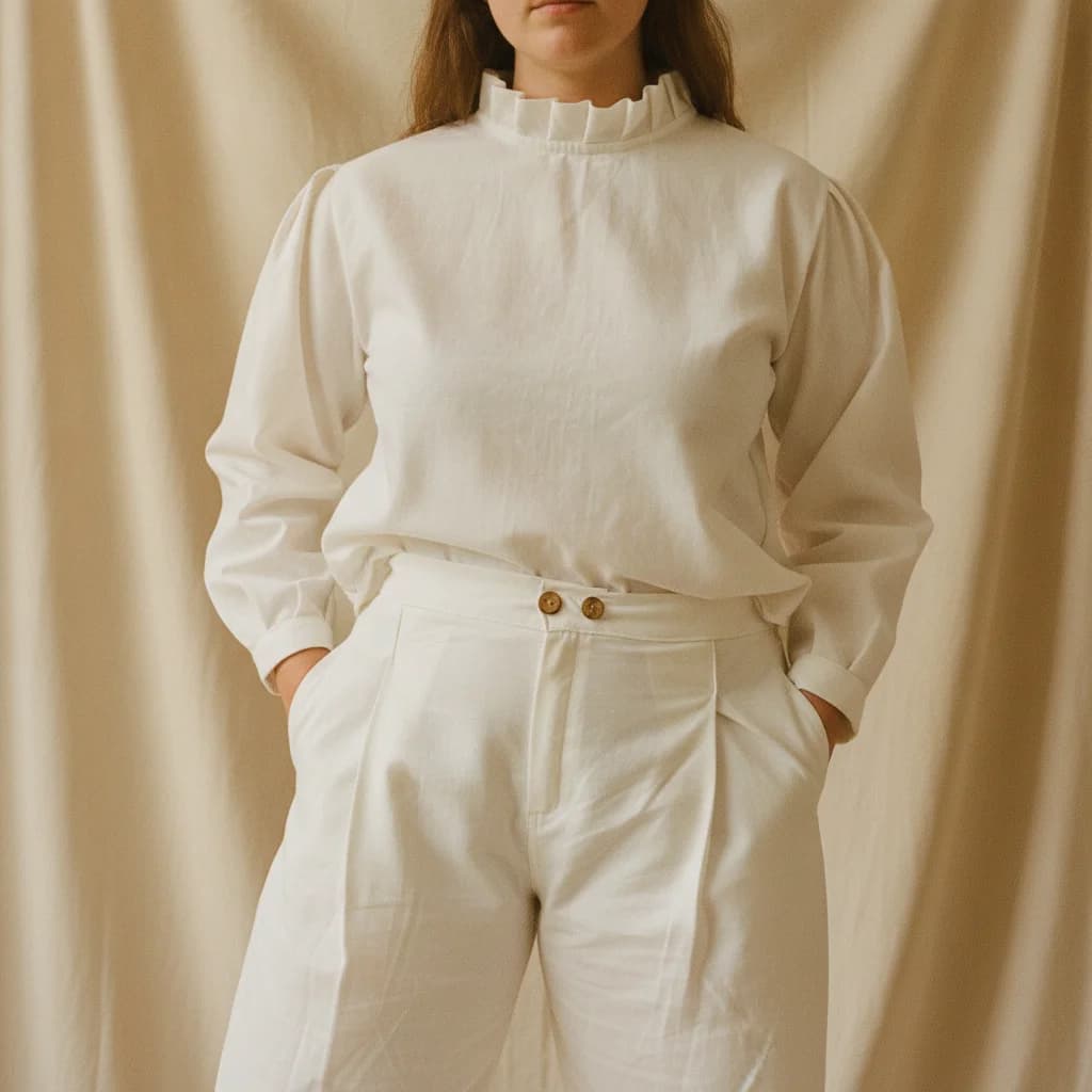 Chaqueta Romántica de Gabardina