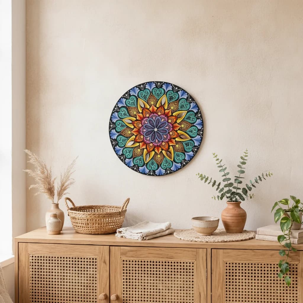 Mandala FANTASÍA . Cuadro decorativo